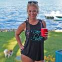 Lake Diva Day Drinker Mesh Tank